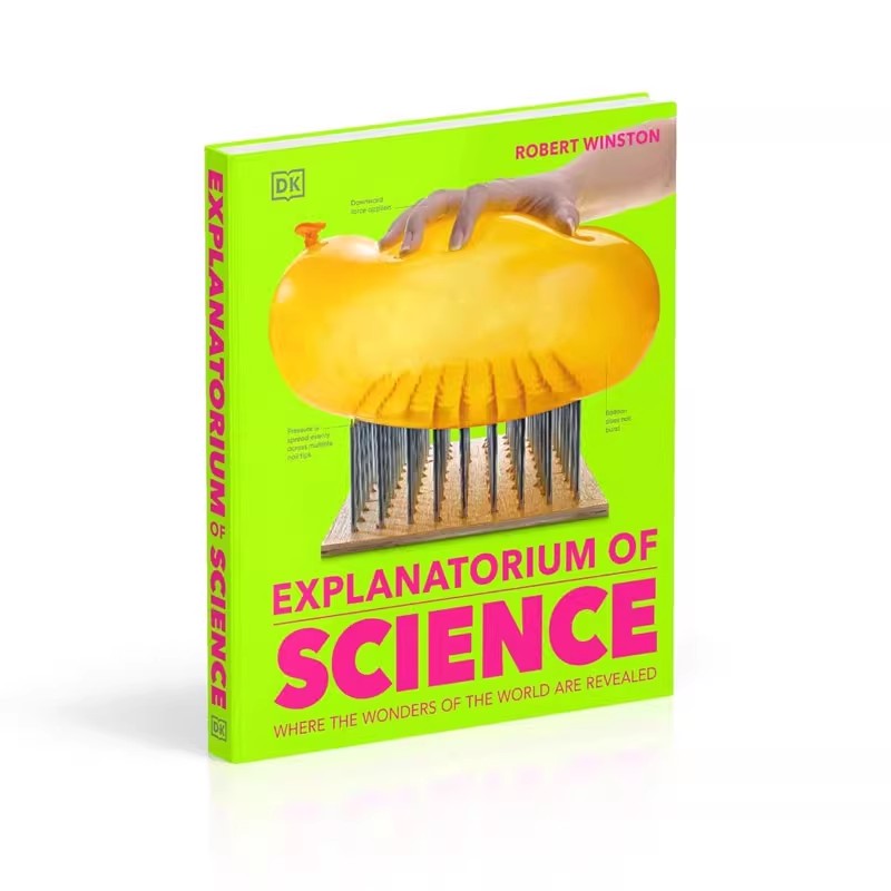 预售 英文原版 DK科学探索 Explanatorium of Science 图解百科精装大开儿童百科全书科普图册科学讲解馆科学事物认知图画书