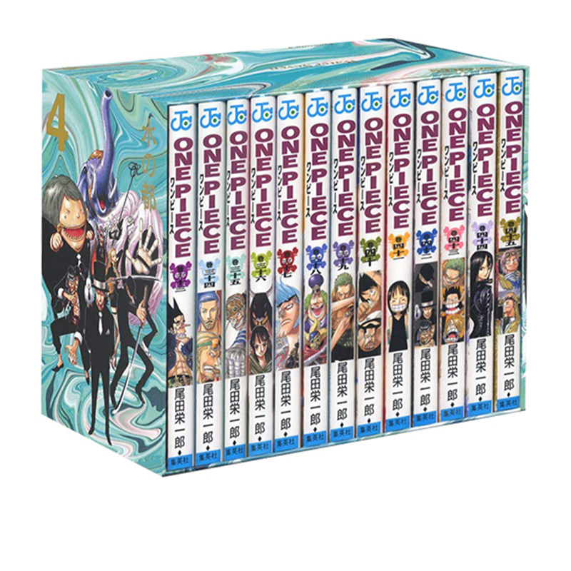 预售 海贼王 第二部漫画盒装 4 水之都 日版 ONE PIECE 第二部EP4 BOX 水の都 33~45卷豪华套装 尾田荣一郎 绿山墙日文原版怎么看?