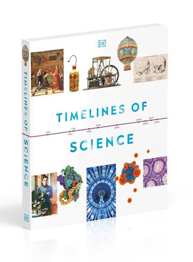 英文原版 DK Timelines of Science 科学发展时间轴 儿童科普百科精装 DK百科读物