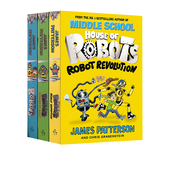 幽默搞笑 英文原版 机器人之家3册 科幻章节小说 House James 詹姆斯·帕特森 预售 Robots 儿童课外阅读 Patterson