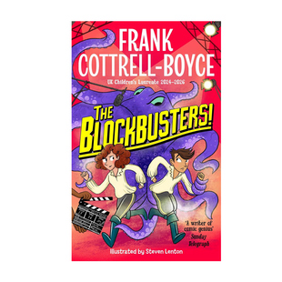 预售 精装 The Blockbuster 英文原版 好莱坞大片 儿童幽默动作冒险小说 百万小富翁 英国儿童文学桂冠作家Frank Cottrell Boyance