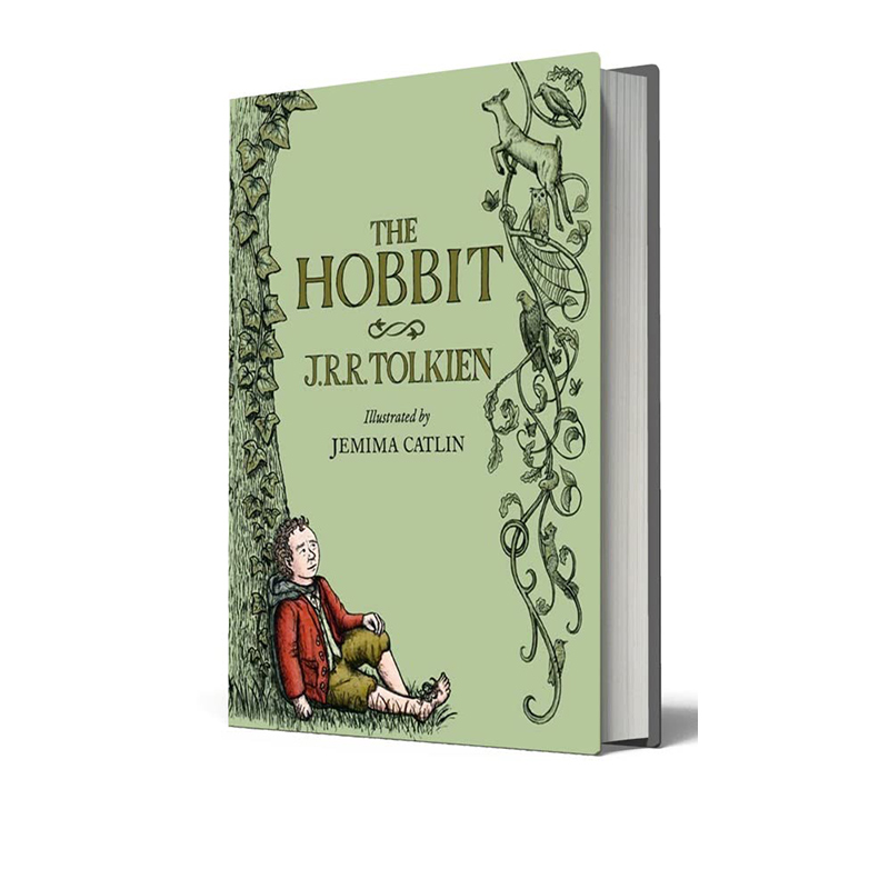 预售 霍比特人Jemima Catlin插图版 英文原版 The Hobbit JRR Tolkien Illustrated by Jemima Catlin