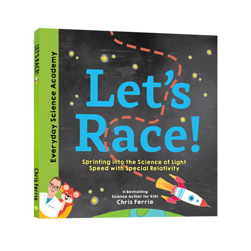 每日科学院 Everyday Science Academy 英文原版 Let's Race! 精装 STEM体系科普绘本 狭义相对论 探索时间的奥秘