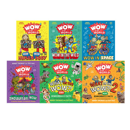 预售 英文原版 Wow in the World 哇奇妙世界 6册合售 儿童科学科普读物