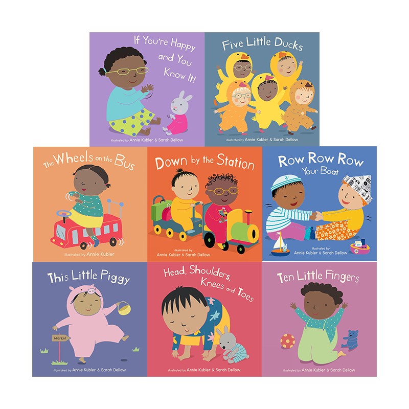 英文原版 Child's Play 情商培养绘本First Behaviors 自我意识行为感知 幼儿启蒙歌谣纸板书合售 儿童情绪礼仪 情商培养绘本