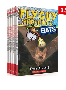 英文原版 绘本 Fly Guy Presents 苍蝇小子系列分级读物 15册 儿童自然科普图画书 学乐小读者系列