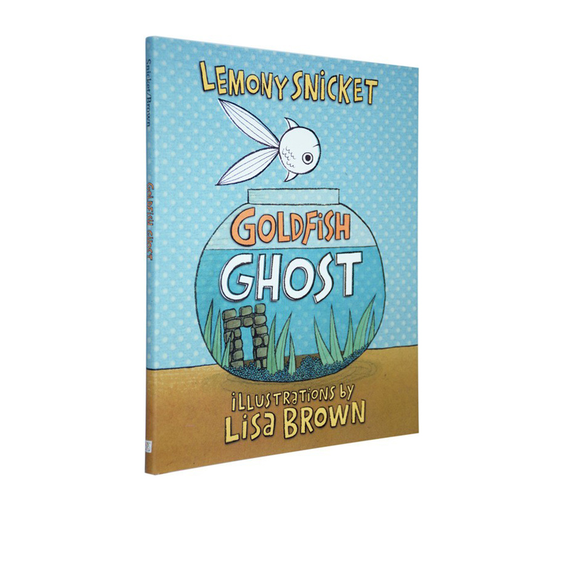 英文原版 Goldfish Ghost 成长绘本图画故事 Lemony Snicket 精装书 Lisa Brown