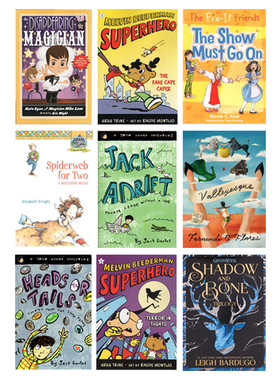 英文原版章节书 The Fix-It Friends/Melvin Beederman Superhero/The Riverman Trilogy 青少年课外阅读故事书