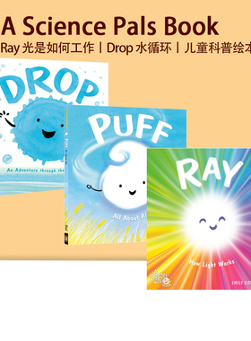 英文原版 Ray How Light Works Science Pals Book 光是如何工作 Drop/Puff 精装 少儿科普绘本图画书 知识类读物 科学与自然