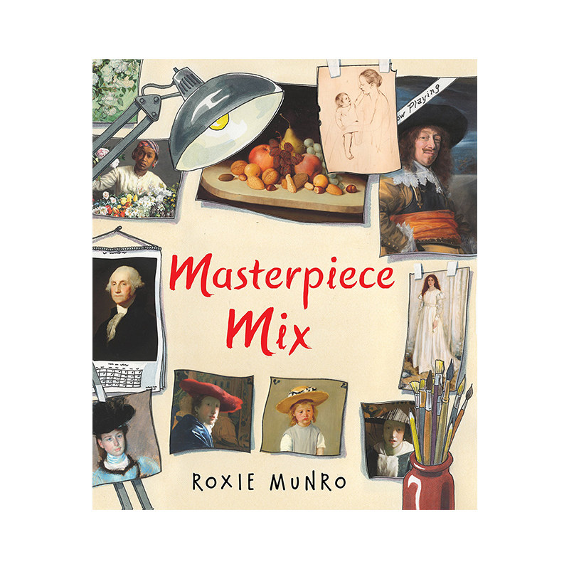 英文原版 Masterpiece Mix 精装 杰出艺术家的艺术史 少儿艺术启蒙绘本图画书