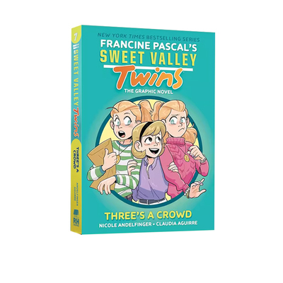 预售 英文原版 Sweet Valley Twins #7: Three's a Crowd 甜蜜谷双胞胎7 三人成群 全彩漫画绘本 儿童课外阅读故事书