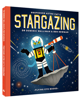 英文原版 太空猫 观星 Professor Astro Cat's Stargazing 精装 儿童天文科普图画故事绘本