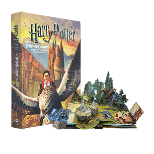 预售 哈利波特3d立体书 进口英文原版 Harry Potter Pop-up Book 珍藏版 纪念版3D 霍格沃茨城堡