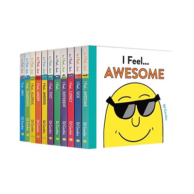 I Feel Sick  Lonely Angry Meh 我的情绪和感觉 11册 精装 儿童性格培养情感情商培养 图画故事书 启蒙早教绘本 DJ Corchin