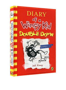 小屁孩日记#11 Diary of a Wimpy Kid Double Down 小鬼日记 英文原版儿童幽默小说读物 小学生成长阅读 Jeff Kinney 章节桥梁书