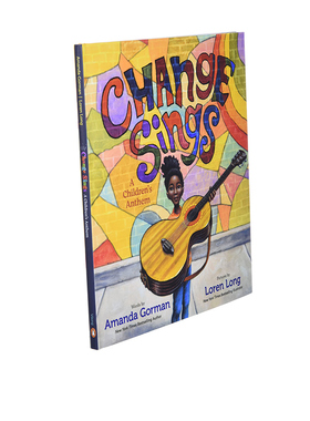 英文原版 Change Sings: A Children's Anthem  培养音乐 英文儿歌童谣 音律启蒙 纽约时报畅销作家 Amanda Gorman