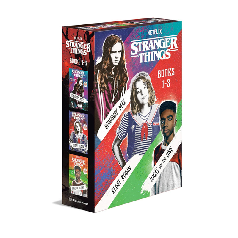 英文原版 怪奇物语盒装3册小说 Stranger Things Boxed Set 逃亡的麦克斯 叛逆的罗宾 卢卡斯在线