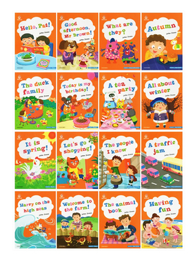 第2级  Tick-tock系列 牛津快乐读英语系列之悦读时光 16册+1CD 英文原版儿童阅读绘本