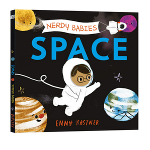 英文原版 Nerdy Babies Space 揭秘太空 精装绘本图画书 儿童科普知识类读物 亲子阅读 solar system universe