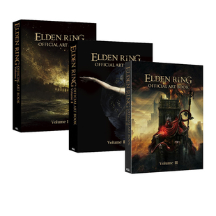 ELDEN RING 艾尔登法环官方美术设定集1-3 原版老头环设定集 包含游戏开场OP角色盔甲艺术设定 绿山墙日文原版