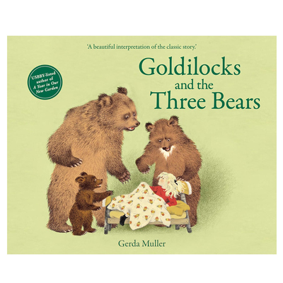 预售 金发姑娘和三只熊 Goldilocks and the Three Bears 精装 插图经典童话儿童文学漫画绘本 Gerda Muller 英文原版