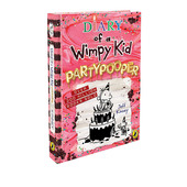 Partypooper Kid 英文原版 儿童幽默小说读物 小鬼日记 精装 小屁孩日记 Wimpy 章节桥梁书 Jeff Kinney Diary
