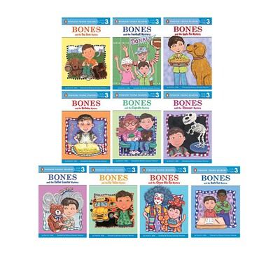 英文原版 Penguin Young Readers L3 Bones 10册合售 企鹅兰登英语分级绘本读物 青少年英文课外阅读绘本