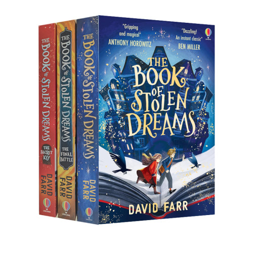英文原版 The Book of Stolen Dreams Adventures 盗梦者之书 Usborne 偷梦奇遇三部曲 儿童奇幻小说 入围水石儿童图书奖