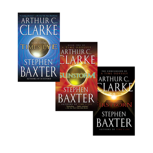 英文原版 A Time Odyssey 昔日之光 3册合集 2001太空漫游同作者 Stephen Baxter 经典科幻小说 Arthur.C Clarke