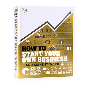 精装 Start DK经济商业视觉图解百科 生意 Own Your Business 创业指南企业管理经管理财投资 英文原版 预售 如何开始你 How