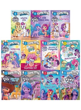 英文原版 I Can Read My Little Pony 11册 小马宝莉 入门级儿童分级读物英语绘本 小学生英语故事书