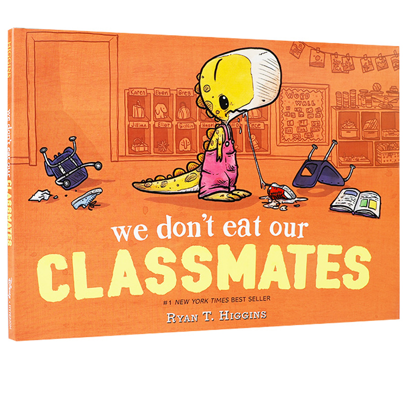 预售 英文原版 We Don't Eat Our Classmates 精装 幽默故事 校园生活题材 布鲁斯妈妈系列同作者 Ryan Higgins
