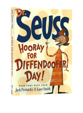 英文原版 Hooray For Diffndoofer Day 儿童启蒙学习故事绘本 Dr. Seuss's 苏斯博士 幽默趣味图画书