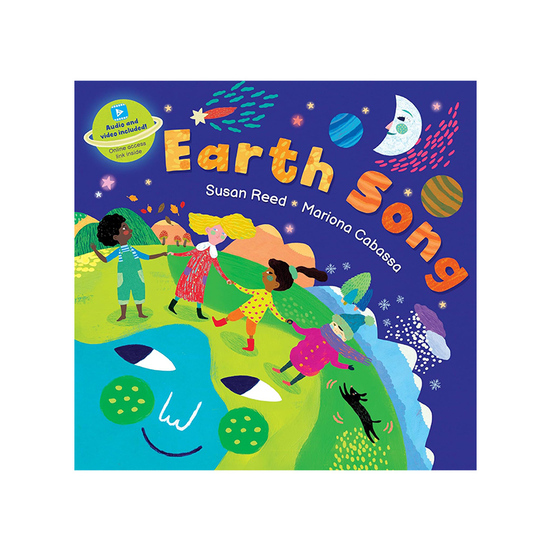 预售 英文原版 Earth Song 地球之歌 韵文与歌谣 附音频视频 亲子互动学习 Sing Along With Me