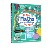 Usborne Age 尤斯伯恩 Need Know 英文原版 All 数学知识 the Maths 学习技巧 You 7岁前你需要知道 7岁精装