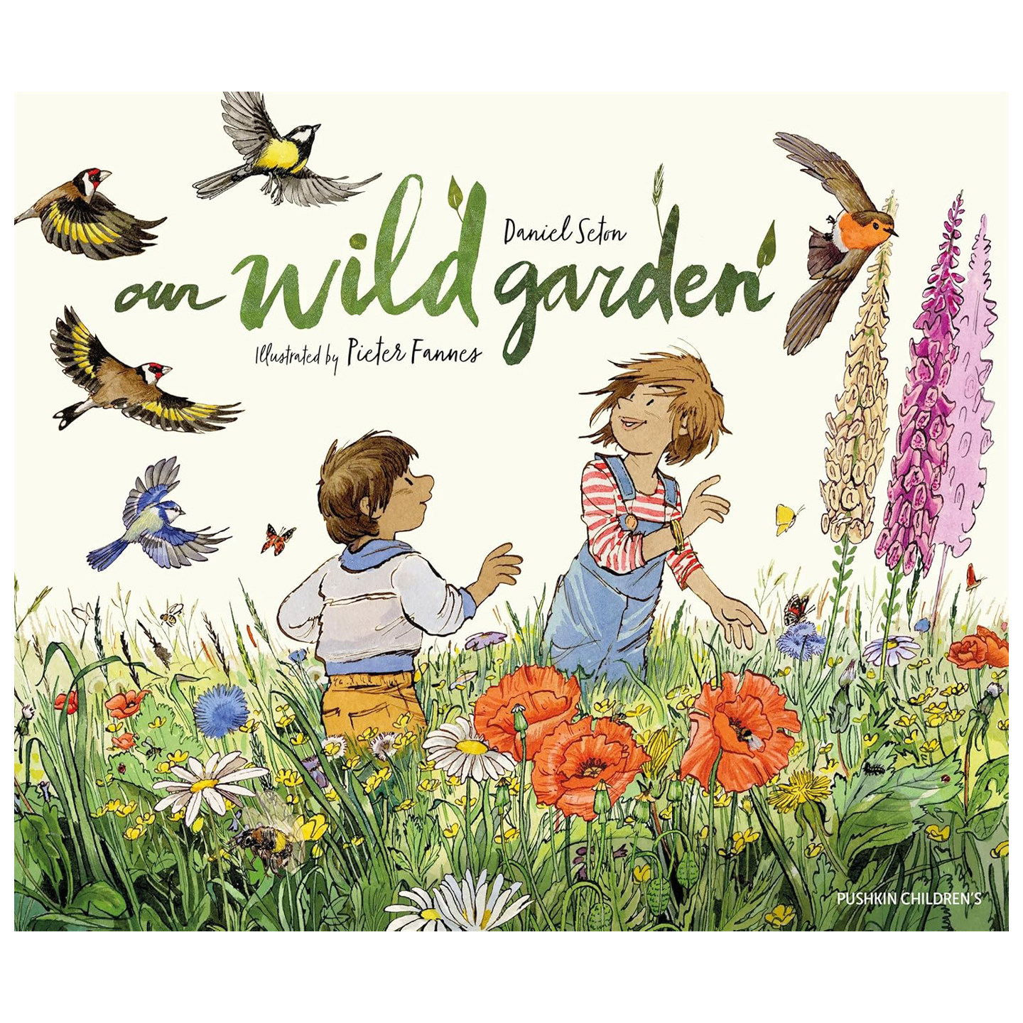 我们的野生花园 Our Wild Garden 2-5 岁幼儿自然启蒙精装绘本 野生园艺认知 亲子共读故事书 Pushkin Press出版社 英文原版
