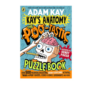 Kay Book 凯 英文原版 神奇 儿童科普插图绘本 Puzzle Anatomy Adam Poo 便便谜题书 tastic 解剖学 预售 Kay凯叔爆笑医学 The