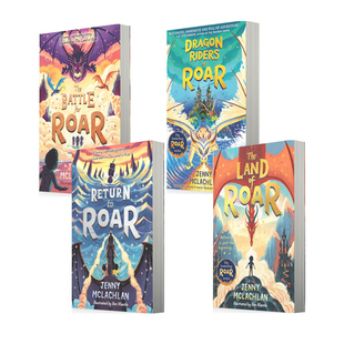 预售 咆哮之地 4册 英文原版 The Land of Roar series 重返咆哮之地/咆哮之战青少年英语阅读奇幻冒险故事书