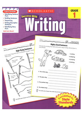 学乐成功系列 Scholastic Success With Writing Grade 1 一年级 写作练习 小学生家庭练习册