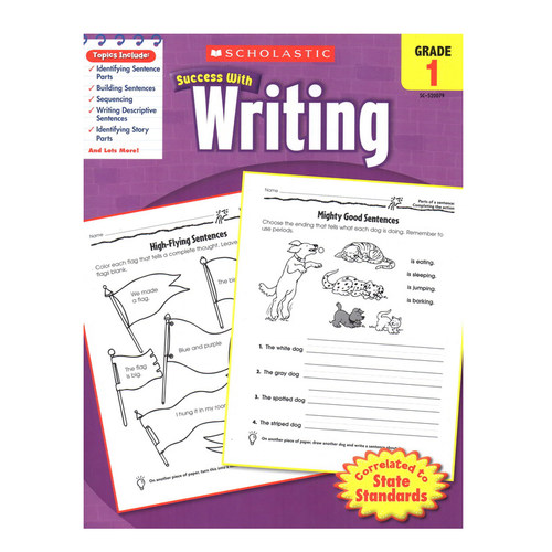 学乐成功系列 Scholastic Success With Writing Grade 1 一年级 写作练习 小学生家庭练习册