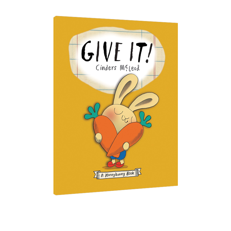 小兔子学花钱系列 Give It 怎么捐钱 英文原版 Money bunny 儿童理财启蒙 低幼英语绘本 Cinders McLeod