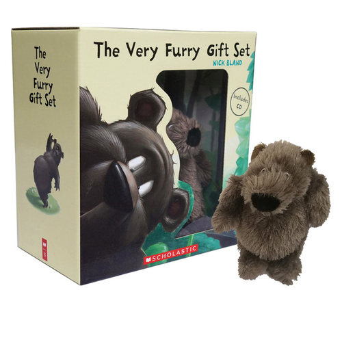The Very Cranky Bear/Itchy Bear/Hungry Bear/Brave Bear 礼盒装4册+1CD+主题毛绒玩偶 英文原版 非常熊系列 情绪绘本