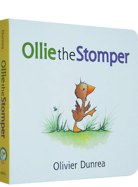 英文原版 Ollie the Stomper 小鹅戈西和朋友系列 纸板书 儿童启蒙情商培养故事绘本