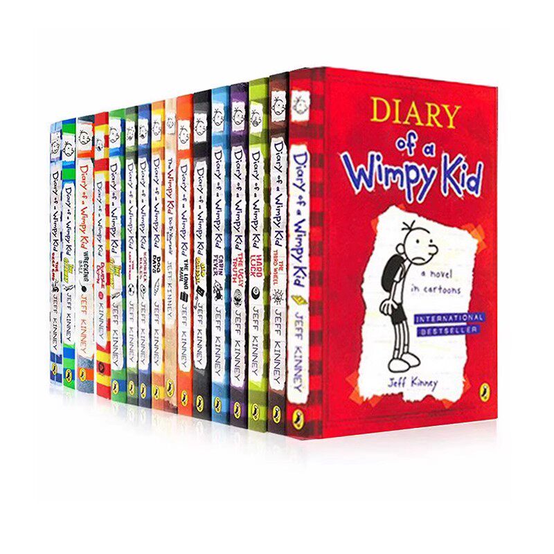 预售 小屁孩日记英文原版 16册 Diary of a Wimpy Kid 1-16 儿童英语小说小学生课外读物幽默漫画章节书使用感如何?