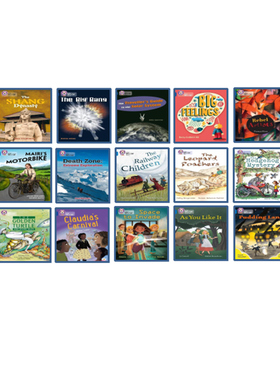 【级别16 深蓝色套装B】Collins big cat White B 15册合售 柯林斯大猫系列分级阅读 英文原版故事绘本