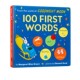 First 100 Goodnight 纸板书儿童英文单词学习 第100个单词 Words 超大开本 From Moon Brown the Margaret Wise World