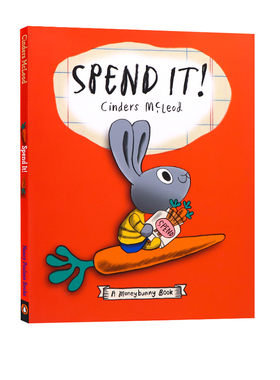 小兔子学花钱系列 Spend It 怎么花钱 英文原版 Money bunny 儿童理财启蒙 低幼英语绘本 Cinders McLeod
