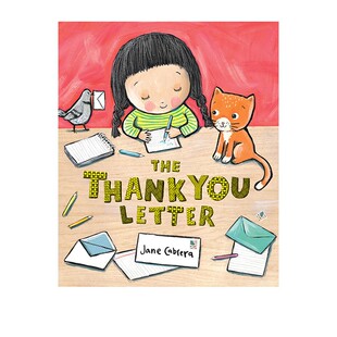 You 课外阅读睡前甜蜜故事插画绘本 英文原版 Thank Jane Cabrera 感谢信 The Letter