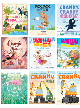 预售 Beth Ferry 英文原版精装绘本合集 The Polar Express 极地特快 Cranky Makes a Friend 起重机交朋友 Digger and the Dark