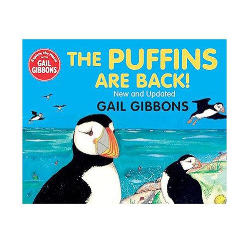 英文原版  Puffins are Back 盖尔吉本斯少儿百科 Gail Gibbons 儿童启蒙读物 知识类科普绘本图画书